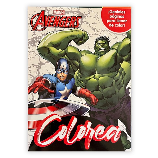 [6176] LIBRO VERTICE COLOREA AVENGERS