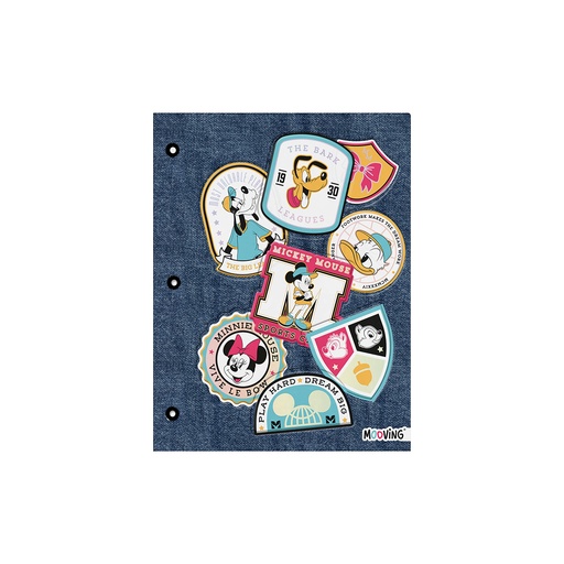 [1003253] CARPETA 2 TAPAS Nº3 MOOVING MICKEY Y FRIENDS
