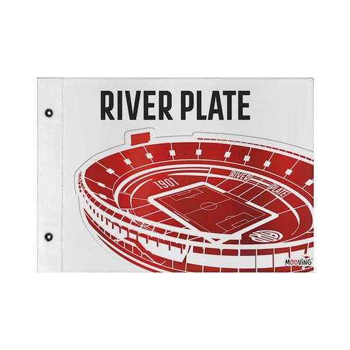 [1004125] CARPETA 2 TAPAS Nº5 MOOVING RIVER PLATE