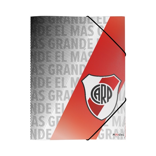 [1005125] CARPETA 3 SOLAPAS OFICIO MOOVING RIVER PLATE