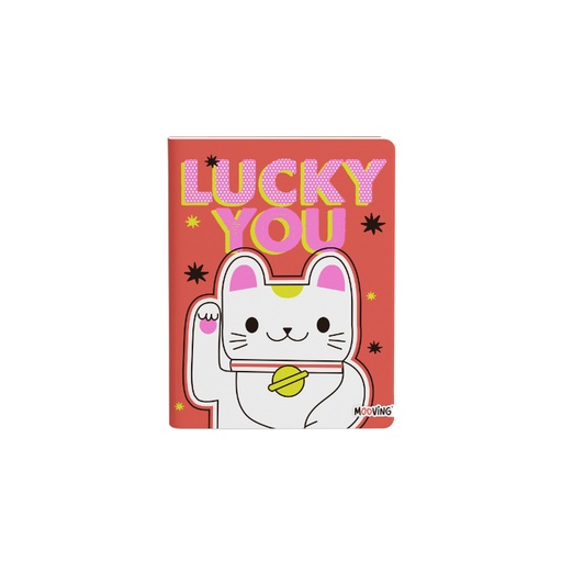 [1159259] CUADERNO MOOVING 16X21 TAPA FLEXIBLE COSIDO 48 HOJAS ROCKER