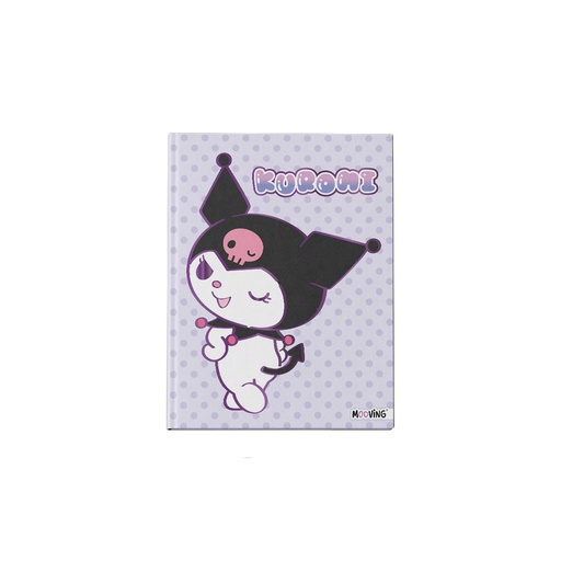 [1203255] CUADERNO MOOVING 16X21 TAPA DURA COSIDO 48 HOJAS KUROMI