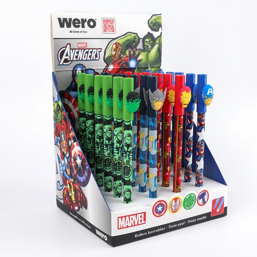 [WE4231] BOLIGRAFO WERO BORRABLE X1 MARVEL
