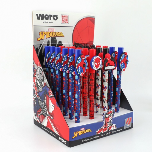 [WE4232] BOLIGRAFO WERO BORRABLE X1 SPIDERMAN