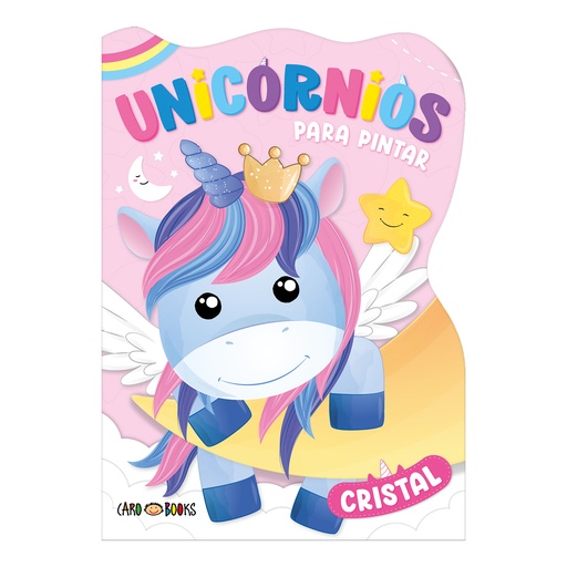 [978-631-6549-66-2] LIBRO UNICORNIO PARA PINTAR CRISTAL
