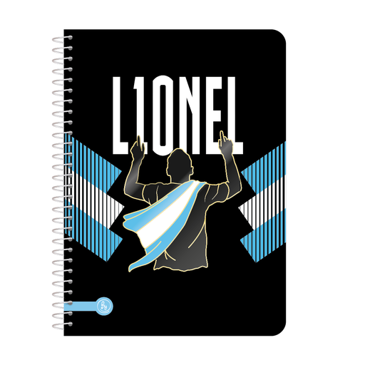 [1089] CUADERNO RY A5 15X21 ANILLADO SEMIRIGIDO 80 HOJAS ARGENTINA 1089