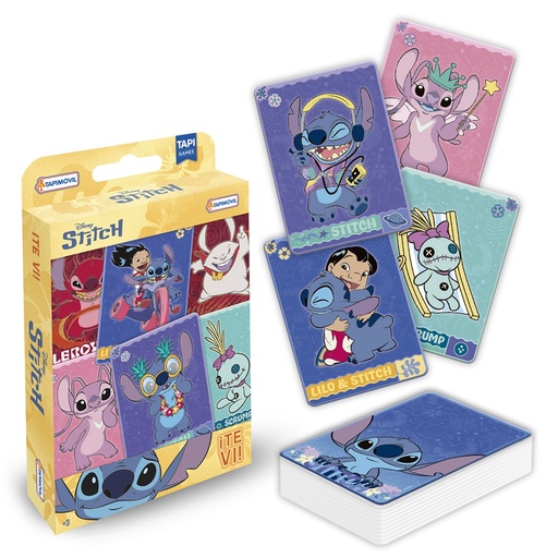 [DMD00166] JUEGO DE NAIPES TE VI STITCH