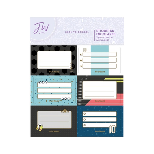 [201169] ETIQUETAS FW FANATIC 2 PLANCHAS X6