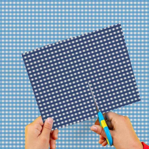 [0EI0260331] CARTULINA ENTRETENIDA MURESCO X10 CUADROS AZUL-CELESTE