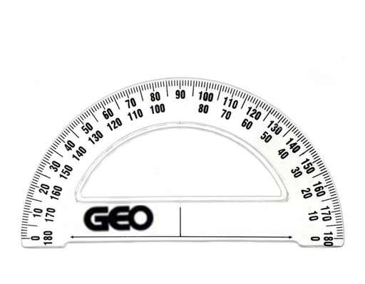 [T180] TRANSPORTADOR GEO 180º X25