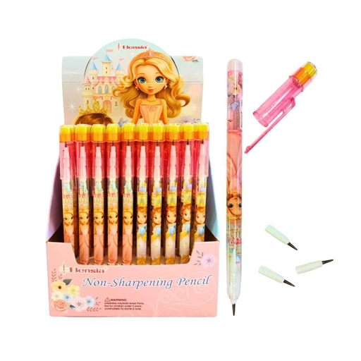 [102045] LAPIZ COLOURS PUNTA INTERCAMBIABLE CON GOMA PRINCESAS