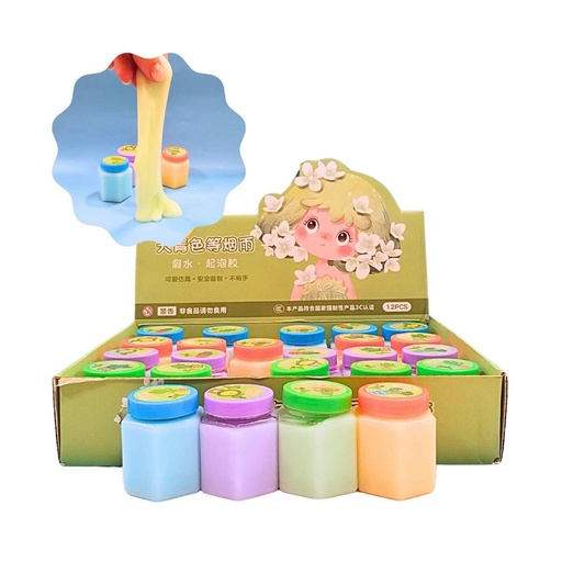 [926267] MASA SLIME TRANSPARENTE FRASCO CACTUS