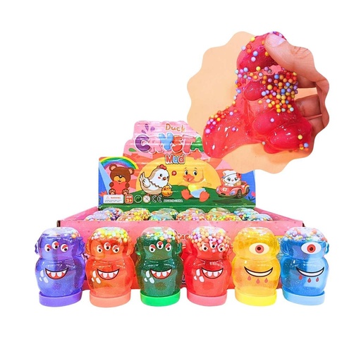 [926263] MASA CSA SLIME MONSTRUOS CON GLITTER Y CRUNCHY