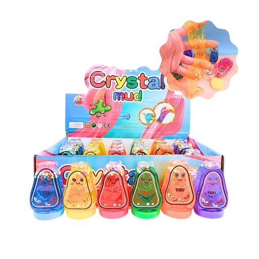 [926260] SLIME COLOURS CON GLITTER Y CRUNCHY PALTA