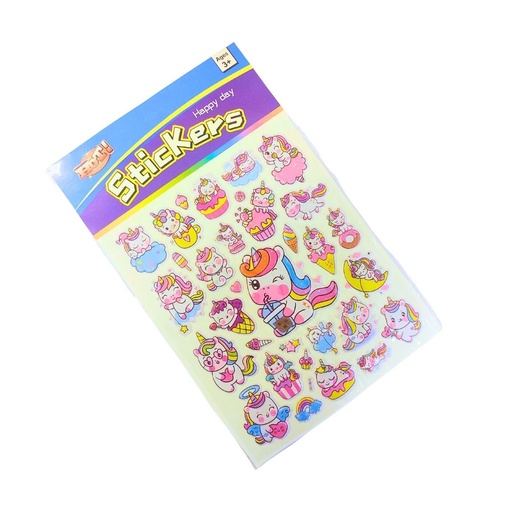 [25613] STICKER COLOURS ANIMALITOS -UNICORNIO