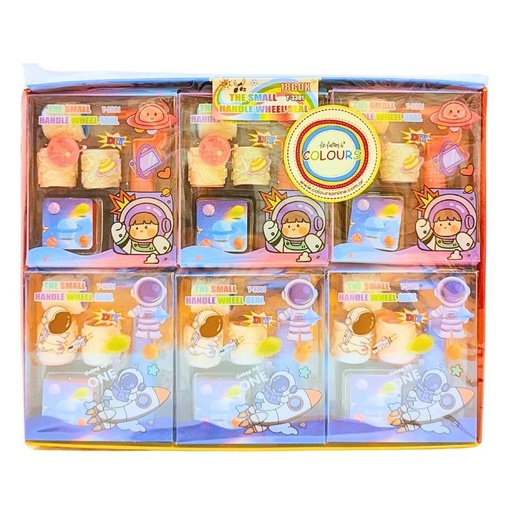 [26863] SELLO RODANTE COLOURS SET ESPACIAL