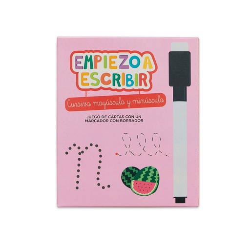 [726798275504] JUEGO DE CARTAS BARCO DE PAPEL EMPIEZO A ESCRIBIR CURSIVA, MAYUSCULA Y MINUSCULA