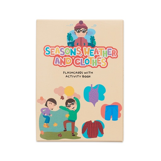 [726798275436] JUEGO DE CARTAS BARCO DE PAPEL SEASONS, WEATHER AND CLOTHES