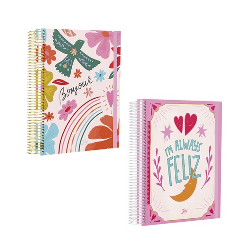 [999730] CUADERNO FW 16X21 96 HOJAS HAPPY