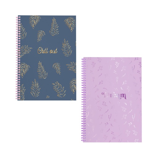 [999675] CUADERNO FW A4 SEMIRIGIDO 80 HOJAS MINIMALISTA