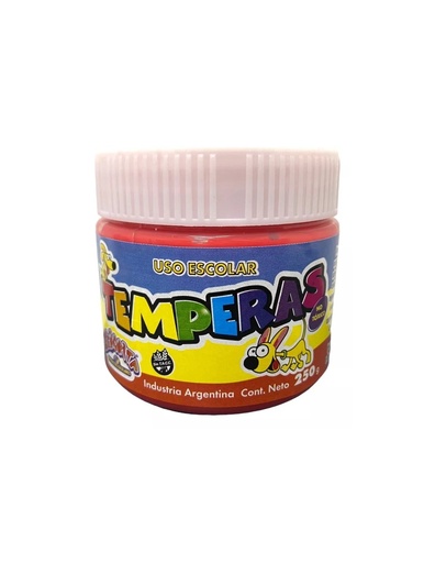 [10302-26] TEMPERA SEÑORITA POTE 250G ROJO BERMELLON