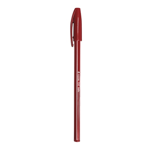 [B40RJ] BOLIGRAFO PIZZINI SPAZIO CUERPO RAYADO ROJO X50