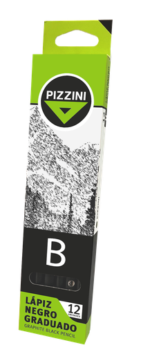 [LMLGBX12] LAPIZ GRAFITO PIZZINI GRADUADOS B X12