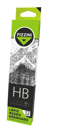 [LMLGHBX12] LAPIZ GRAFITO PIZZINI GRADUADOS HB X12