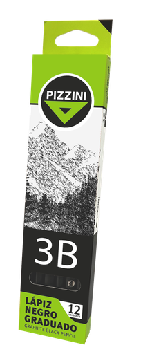[LMLG3BX12] LAPIZ GRAFITO PIZZINI GRADUADOS 3B X12