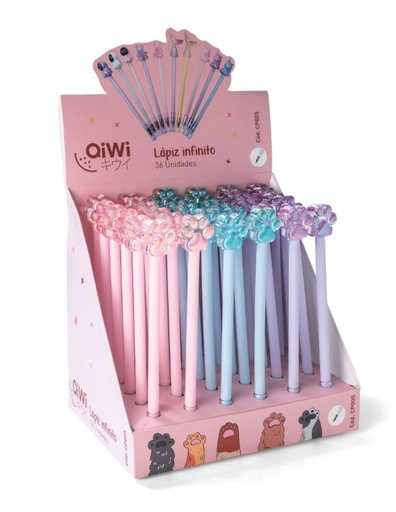 [CP005] LAPIZ INFINITO QIWI HUELLITAS X1