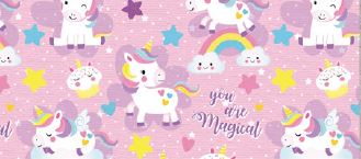 [6103] CARTULINA DECORADA MAG X10 6103 UNICORNIOS MAGICOS