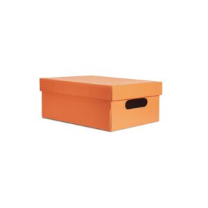 [CL11] CAJA CHICA LISA NARANJA