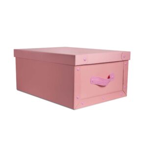 [BAU60] CAJA BAULERA GRANDE ROSA PASTEL 48X36X22