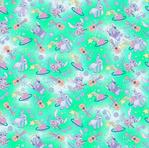 [0AF01329] AFICHE MURESCO FANTASIA 70X100CM X10H STITCH PLANET