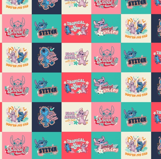 [0AF01330] AFICHE MURESCO FANTASIA 70X100CM X10H STITCH ANGELA