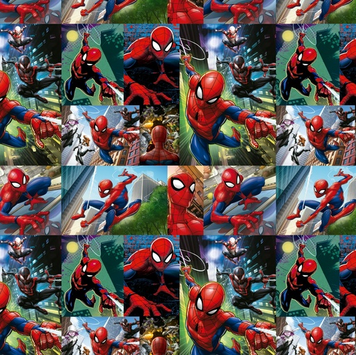 [0AF01335] PAPEL PARA REGALO MURESCO 70X100CM X10 SPIDER REAL