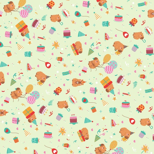 [0AF01338] PAPEL PARA REGALO MURESCO 70X100CM X10 CAPI BIRTH