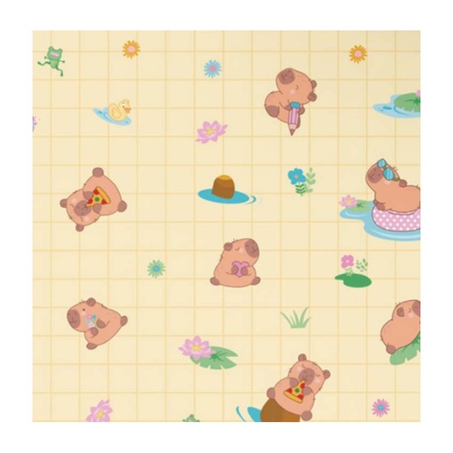 [0AF01343] PAPEL PARA REGALO MURESCO 70X100CM X10 CAPI CUTE