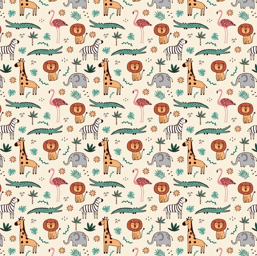 [0AF01344] PAPEL PARA REGALO MURESCO 70X100CM X10 ANIMALITOS