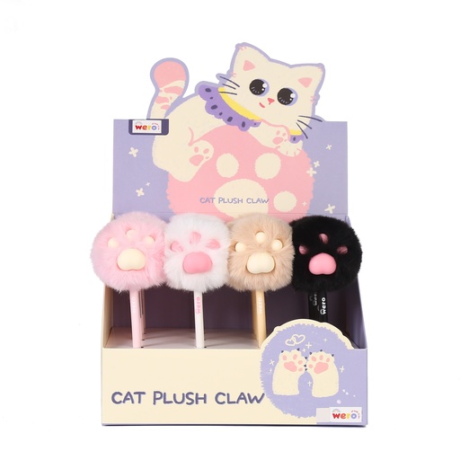 [WE4148] BOLIGRAFO WERO POMPON CATS CLAWS X1