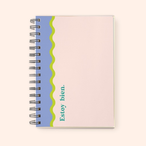[7798196177028] CUADERNO FERA 16X21 ANILLADO ESTOY BIEN 96H LISO