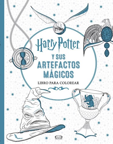 [9877473087] LIBRO HARRY POTTER Y SUS ARTEFACTOS MAGICOS PARA COLOREAR