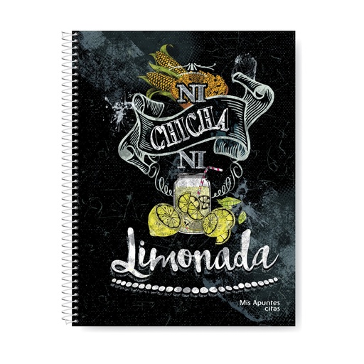 [919221] CUADERNO MIS APUNTES JOIN US CON ESPIRAL 22X29 80H RAYADO