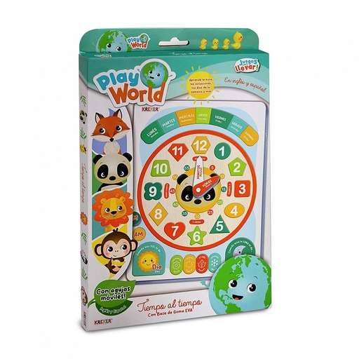[1034] JUEGO KREKER PLAY WORLD TIEMPO AL TIEMPO