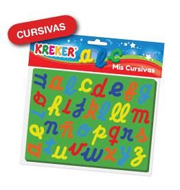 [311] JUEGO KREKER ENCASTRE GOMA EVA MIS CURSIVAS