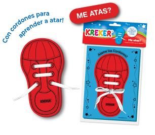 [315] JUEGO KREKER GOMA EVA ¿ME ATAS LOS CORDONES?