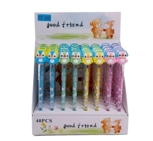 [25-301] LAPIZ MP PUNTA INTERCAMBIABLE PINGUINO CON AURICULARES X1