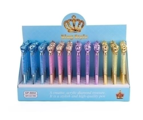 [25-270] BOLIGRAFO MP SIMIL METAL QUEEN X8
