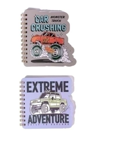 [25-146] CUADERNO MP TAPA DURA CON ESPIRAL RAPTOR 14.5X10.5 60HOJAS
