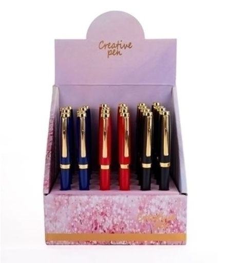 [25-82] BOLIGRAFO MP METALICO COLORES SURTIDO X4